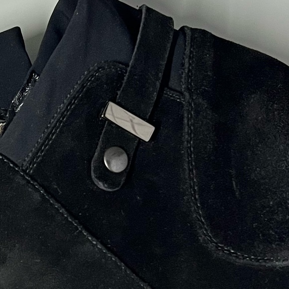 Aquatalia Brown Suede Side Zip Ankle Boots Size 9 US Aquatalia Suede Ankle Boots